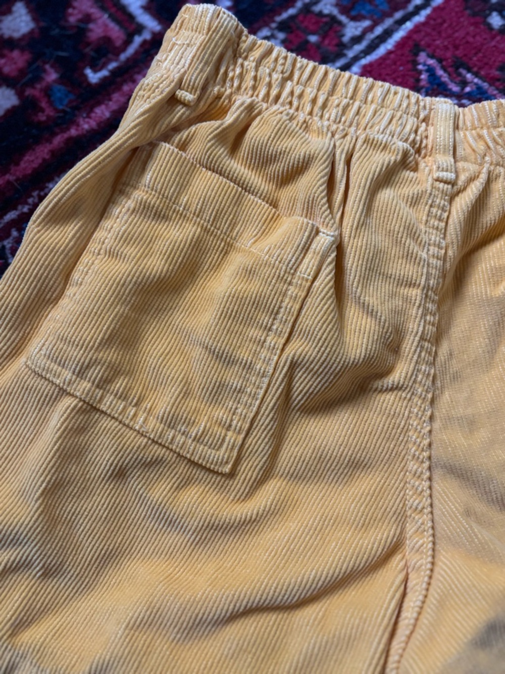 Jungmaven bright yellow Cabuya Cord Shorts XS NWOT - Picture 5 of 6